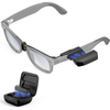 TRANSNOVO Tragbares Akku-Ladegerät für Ray-Ban Meta Brillen | 1600 mAh, Laden beim Tragen (Wayfarer, Skyler Gen 1 & 2)